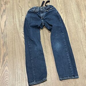 Sonoma Boys Straight Jeans Adjustable Waist Slim Fit Denim Dark Wash Size 10S